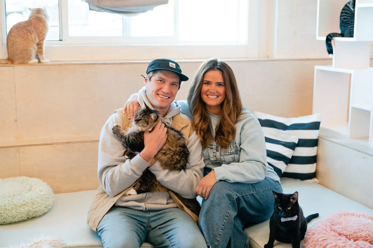 "Bellingham café is the cat’s meow, with feline yoga sessions and pet adoptions"